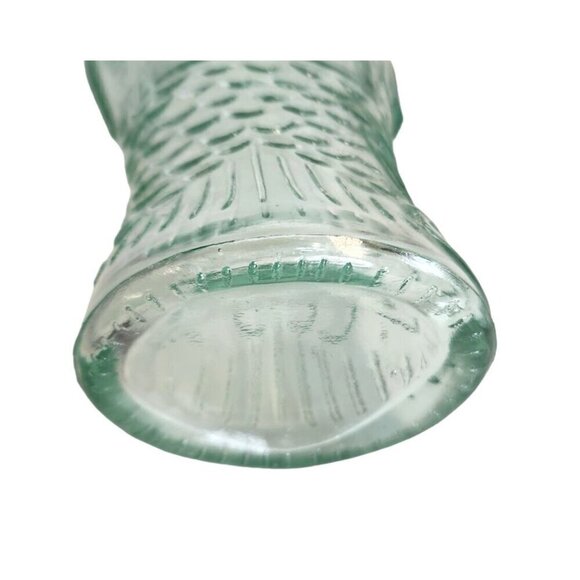 Vintage Vetreria Etrusca VE Light Sage Green Glass Fish Shaped Bottle Italy - Picture 6 of 6